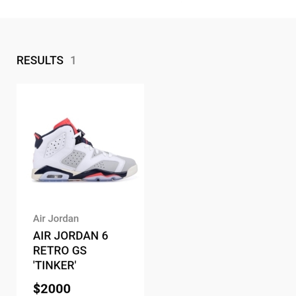 Air Jordan 6 Retro 'Tinker' Wo.8½ (7Y) - Picture 9 of 9